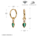 Damen Ohrhänger mit edlen Zirkondetails und hochwertigem 925 Sterling Silber Shop Nory