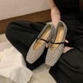 Damen Ballerinas mit strukturiertem Obermaterial und flexiblem Fußbett
