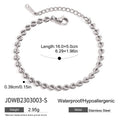 Damen Herzmotiv Armband aus hypoallergenem Edelstahl Shop Nory