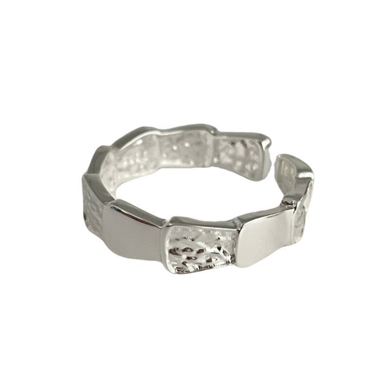 Damen Ring mit elegantem, facettiertem Design Shop Nory