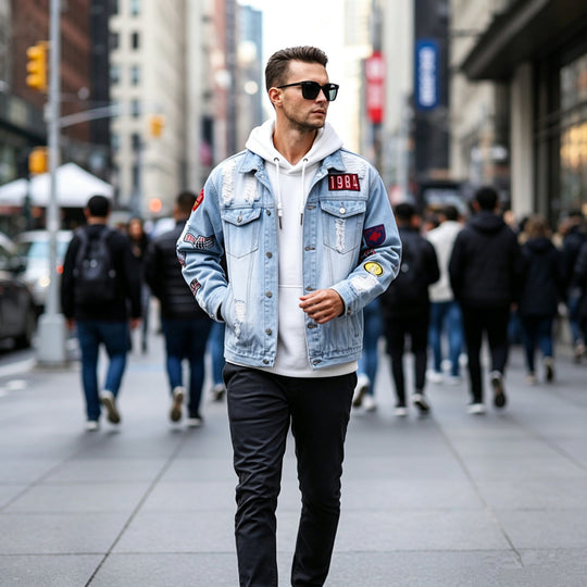 Herren Jeansjacke Shop Nory