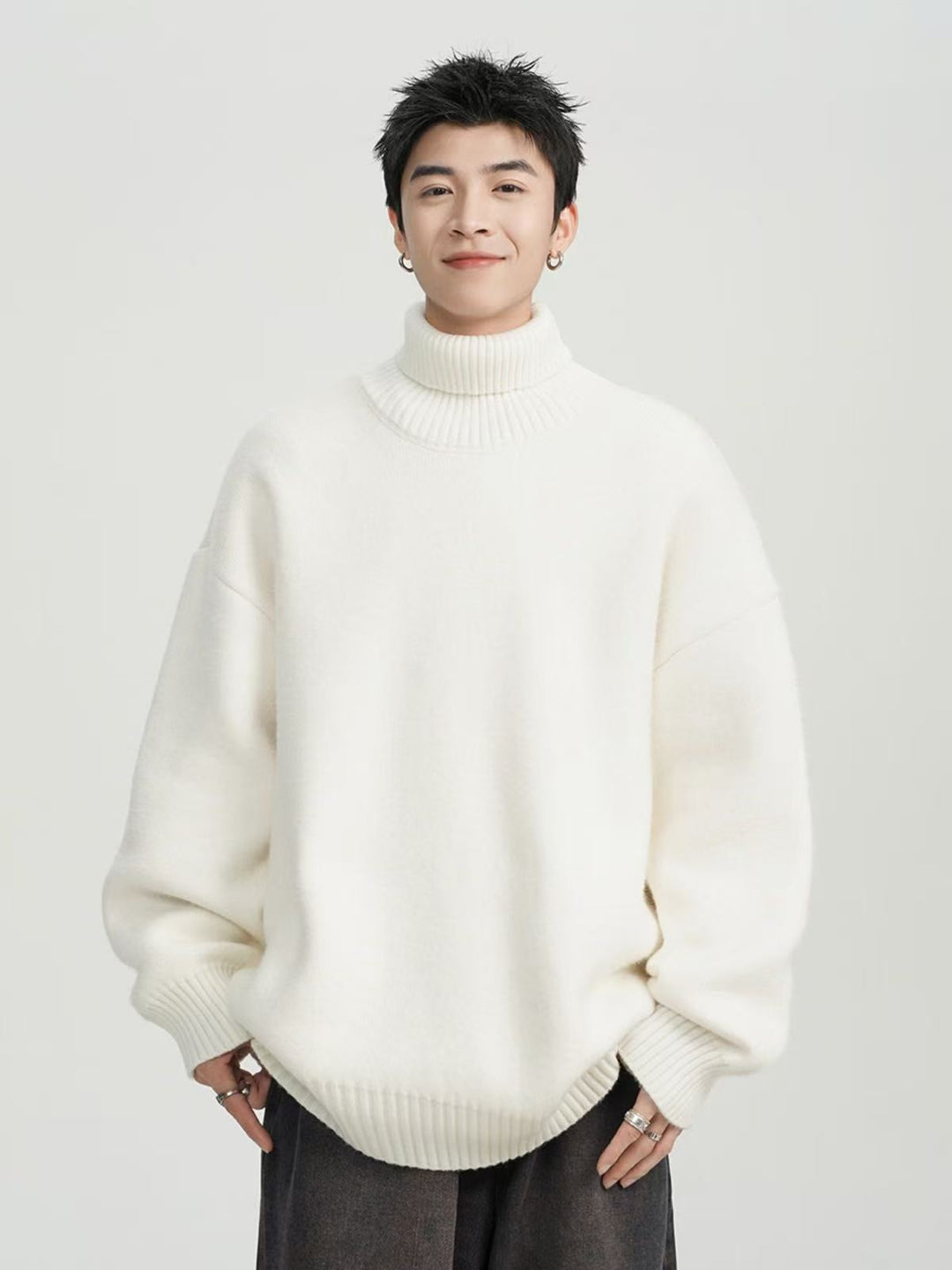 Unisex Oversized Rollkragenpullover Shop Nory