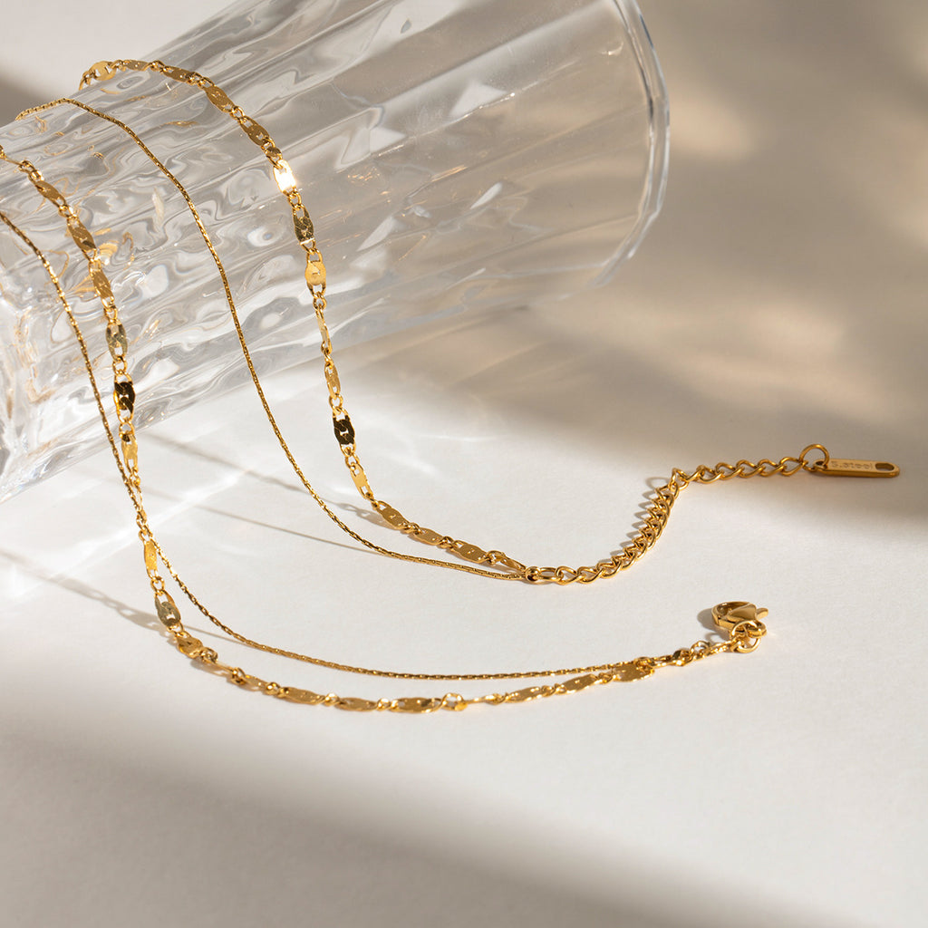 Damen Edelstahl Halskette mit verstellbarem und hypoallergenem Design Shop Nory
