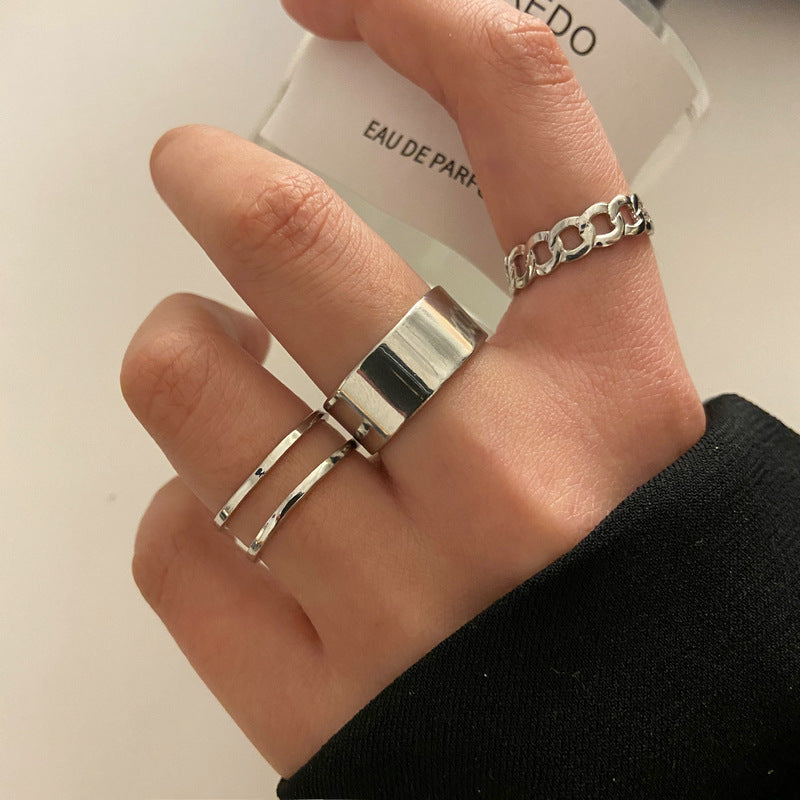 Damen romantisches und elegantes Ring-Set Shop Nory