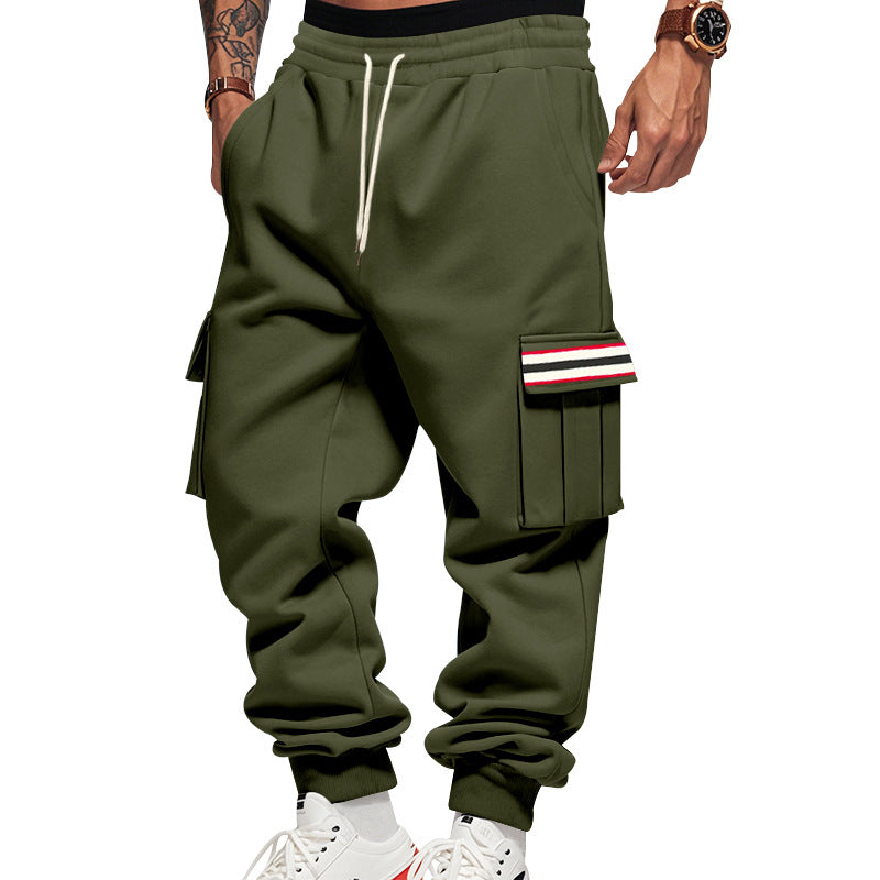Herren Cargo-Jogginghose mit Mehrfachtaschen und Kordelzug Shop Nory