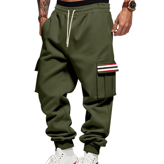 Herren Cargo-Jogginghose mit Mehrfachtaschen und Kordelzug Shop Nory