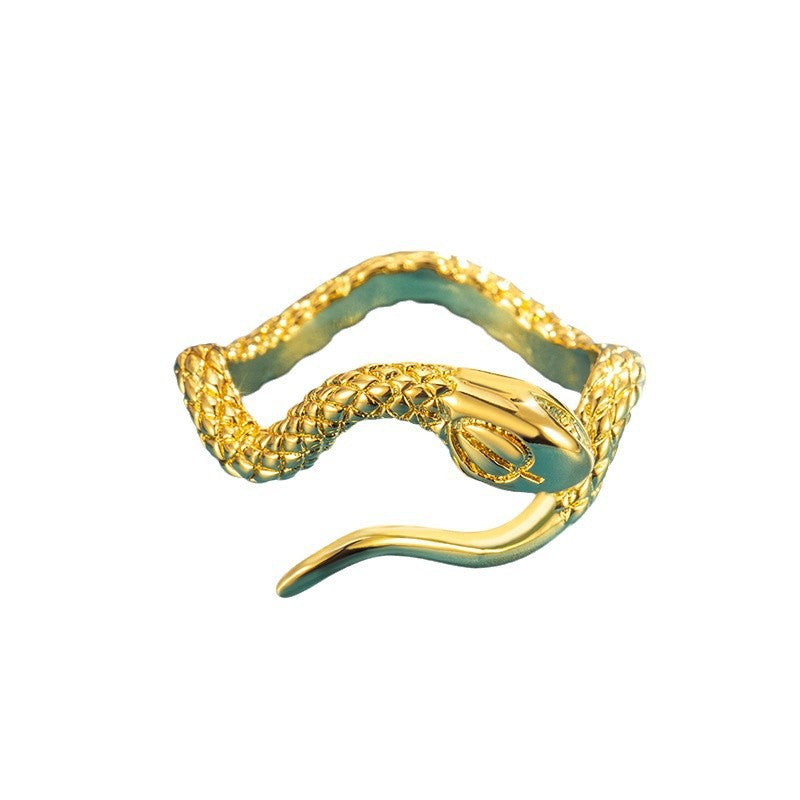 Damen Slithering Schlangenring aus hochwertigem Edelstahl Shop Nory
