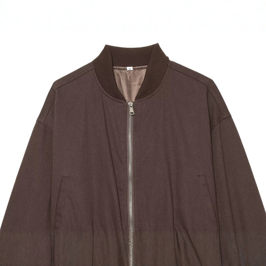 Damen Cropped Bomberjacke mit breitem Rippbündchen und durchgehendem Reißverschluss Shop Nory