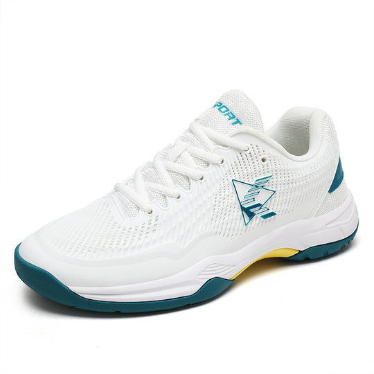Damen Sportliche Badmintonschuhe mit rutschfester Sohle und atmungsaktiven Mesh-Einsätzen