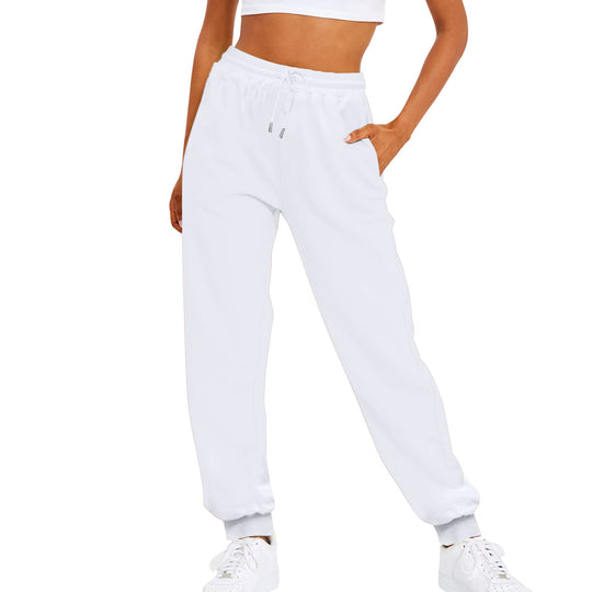 Damen nan komfortable Jogginghose mit Kordelzug Seitentaschen und geripptem Knöchelabschluss Shop Nory