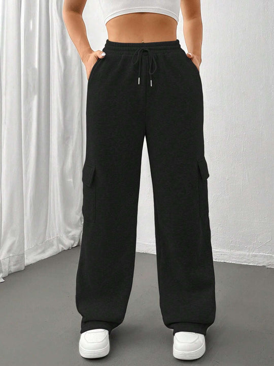 Damen Weite Cargohose im Jogger‑Stil mit Kordelzug Shop Nory