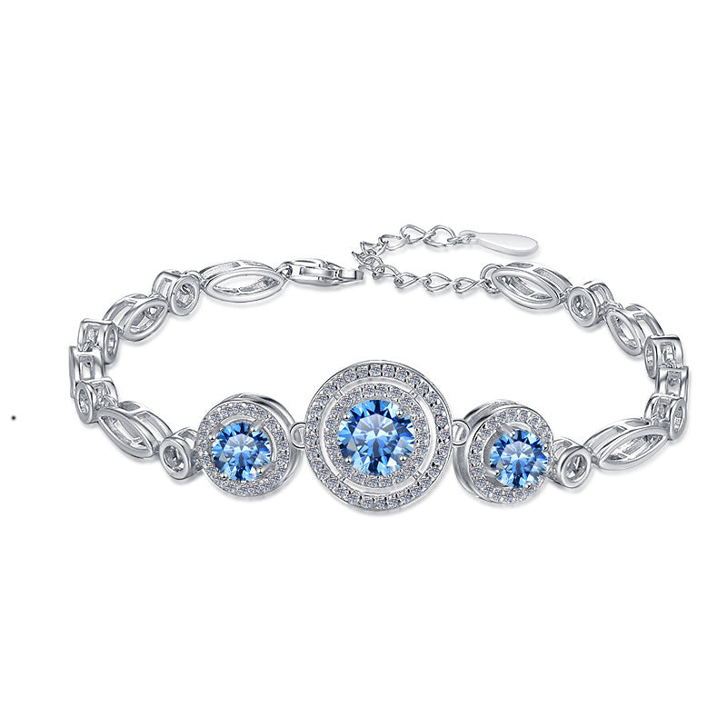 Damen elegantes Armband mit strahlenden Kristallen Shop Nory