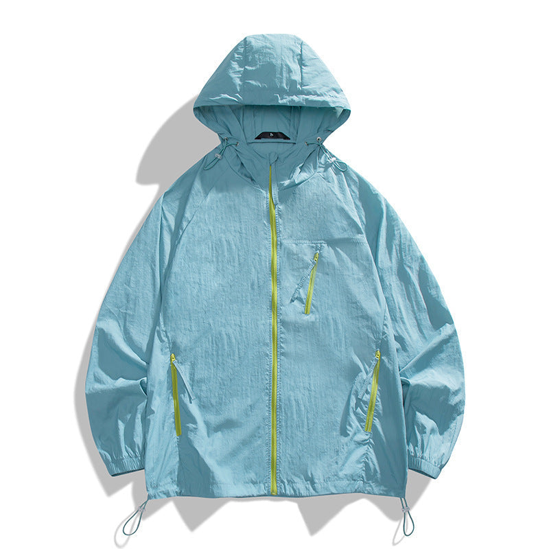 Herren leichtgewichtige Windjacke mit praktischen Taschen und atmungsaktiven Eigenschaften