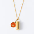 Damen Kette mit stilvollem Anhänger im Tiermotiv und personalisierbarem Medaillon Shop Nory