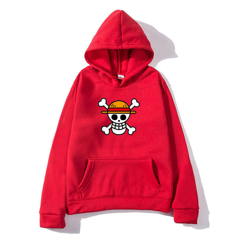 Damen Kapuzenpullover mit kreativem Piratenmotiv und bequemer Passform