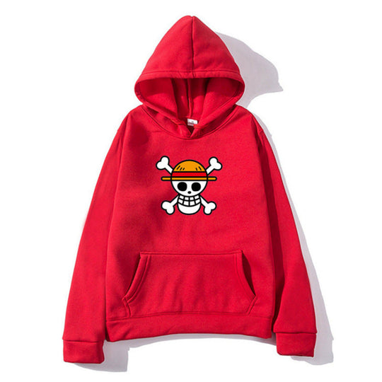 Damen Kapuzenpullover mit kreativem Piratenmotiv und bequemer Passform