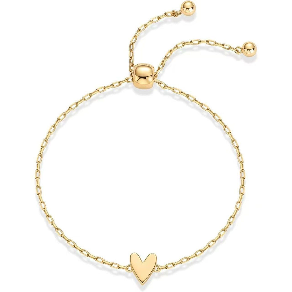 Damen Armbandset mit filigranen Herzmotiven und einstellbarem Verschluss Shop Nory