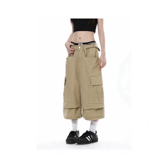 Damen Trendige Cargo-Shorts Shop Nory