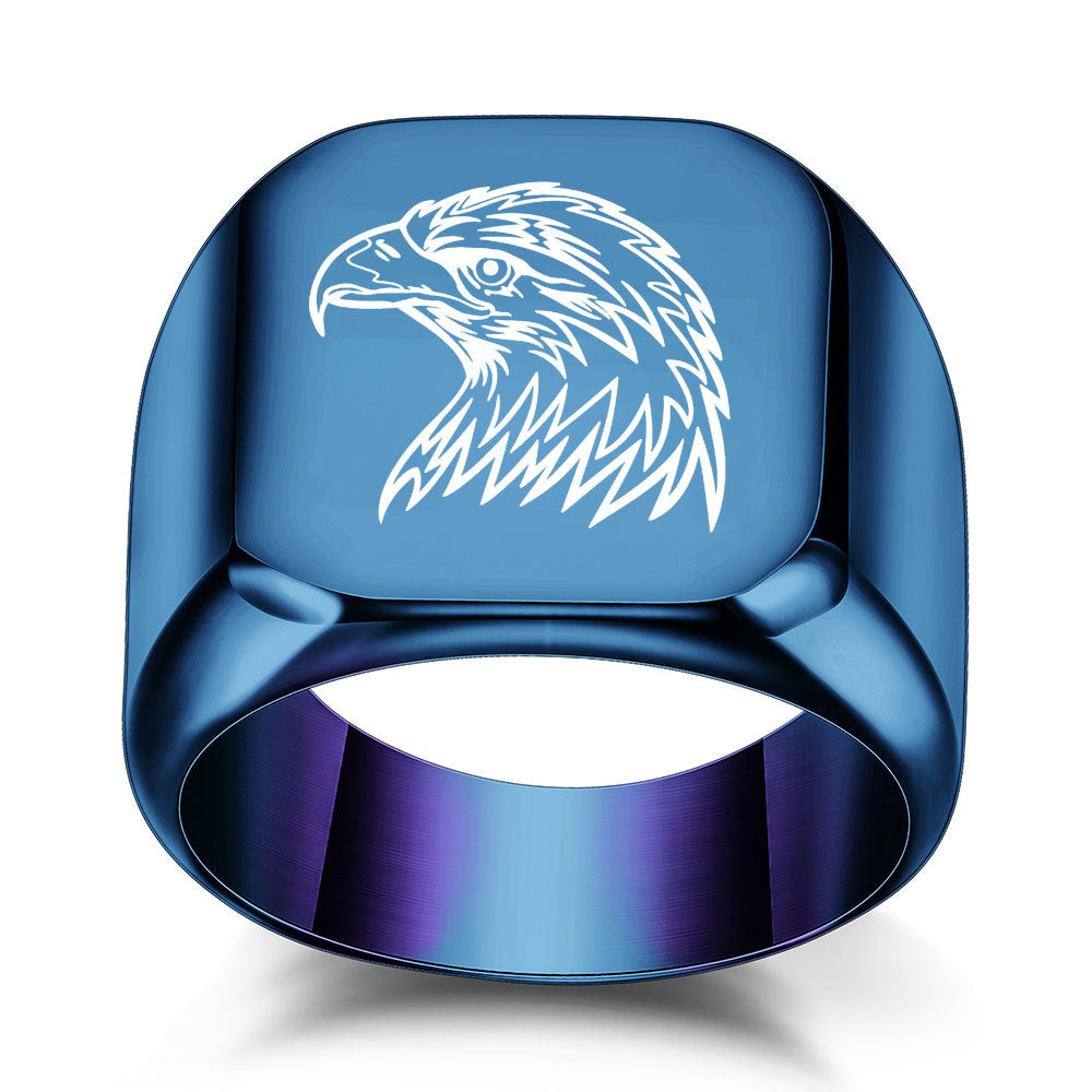 Herren Siegelring mit ausgefallenem Adlerdesign Shop Nory