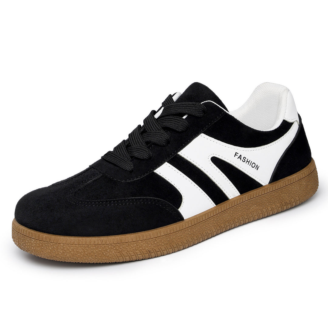 Herren nan retro Veloursleder Sneaker mit gepolstertem Fersenkragen und profilierter Gummilaufsohle Shop Nory