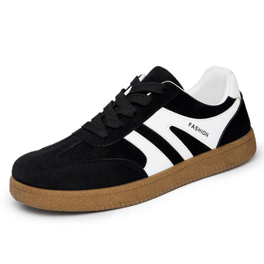Herren nan retro Veloursleder Sneaker mit gepolstertem Fersenkragen und profilierter Gummilaufsohle Shop Nory