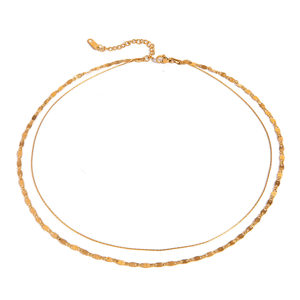Damen Edelstahl Halskette mit verstellbarem und hypoallergenem Design Shop Nory