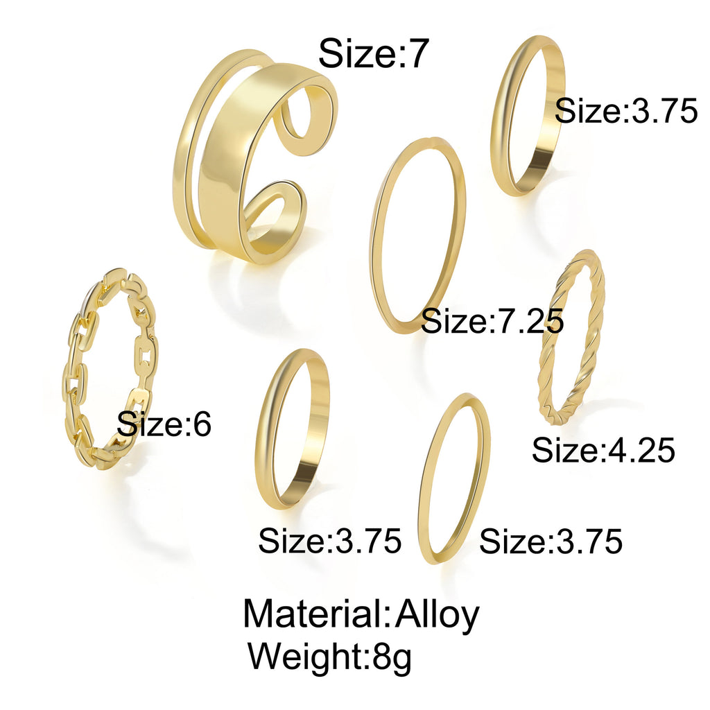 Damen Ring-Set mit eleganten und variierenden Designs Shop Nory