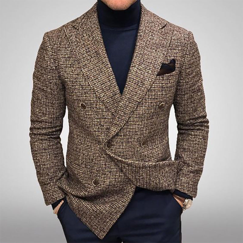 Herren eleganter doppelt gefütterter Blazer