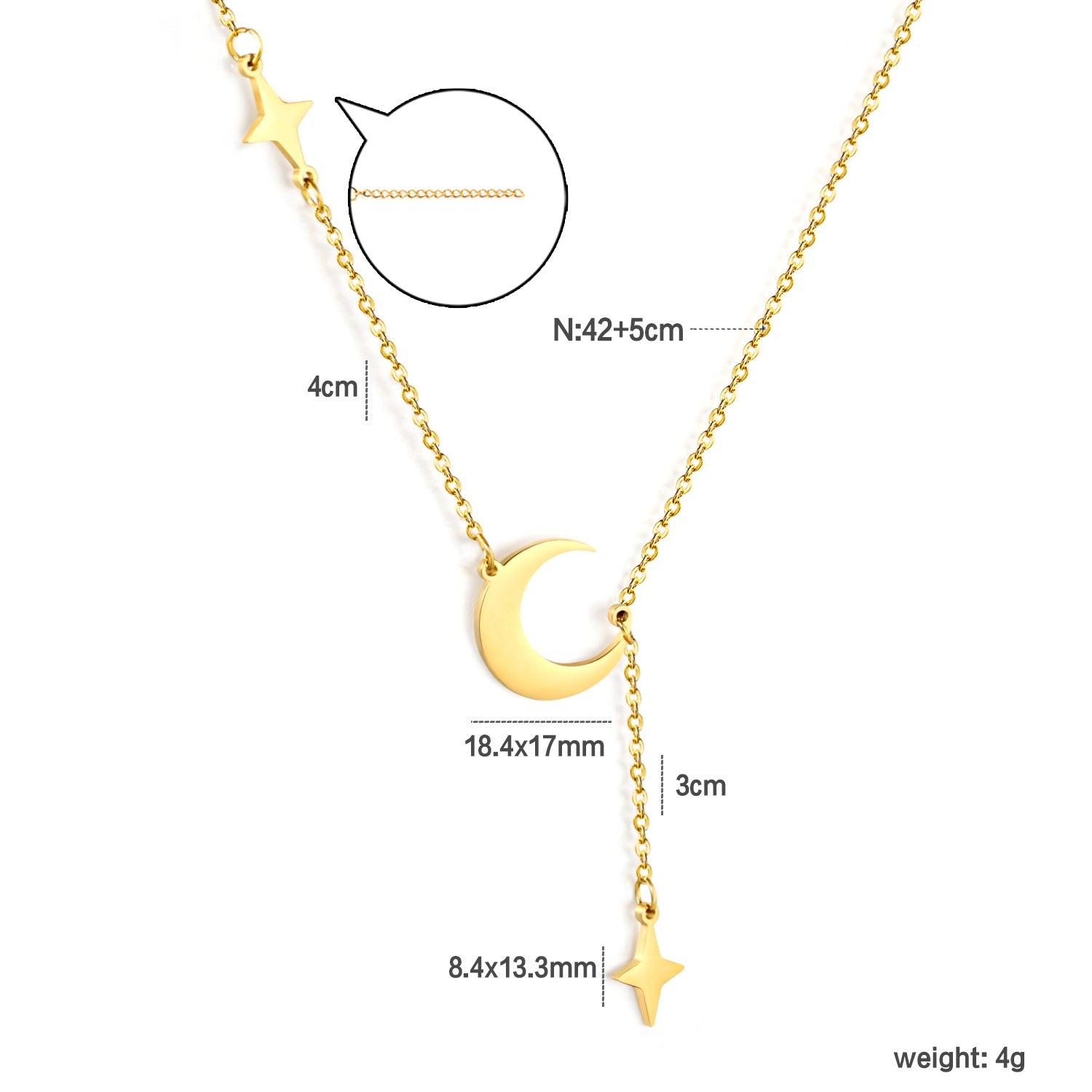 Damen Halskette mit herzförmigen Anhängern und verstellbarem Kettendesign Shop Nory