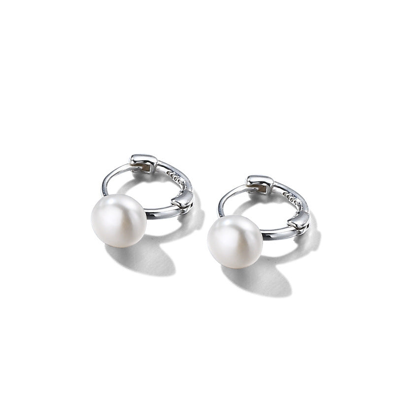 Damen Ohrringe mit elegantem Perlenakzent Shop Nory