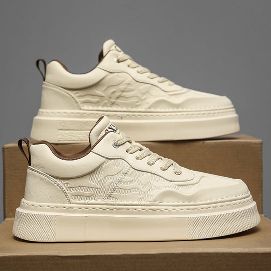 Unisex Plateausneaker mit geprägtem Obermaterial und extrahoher Platformsohle Shopy Nory