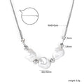 Damen elegante Halskette aus hochwertigen Süßwasserperlen mit funkelnden Zirkonia-Elementen Shop Nory