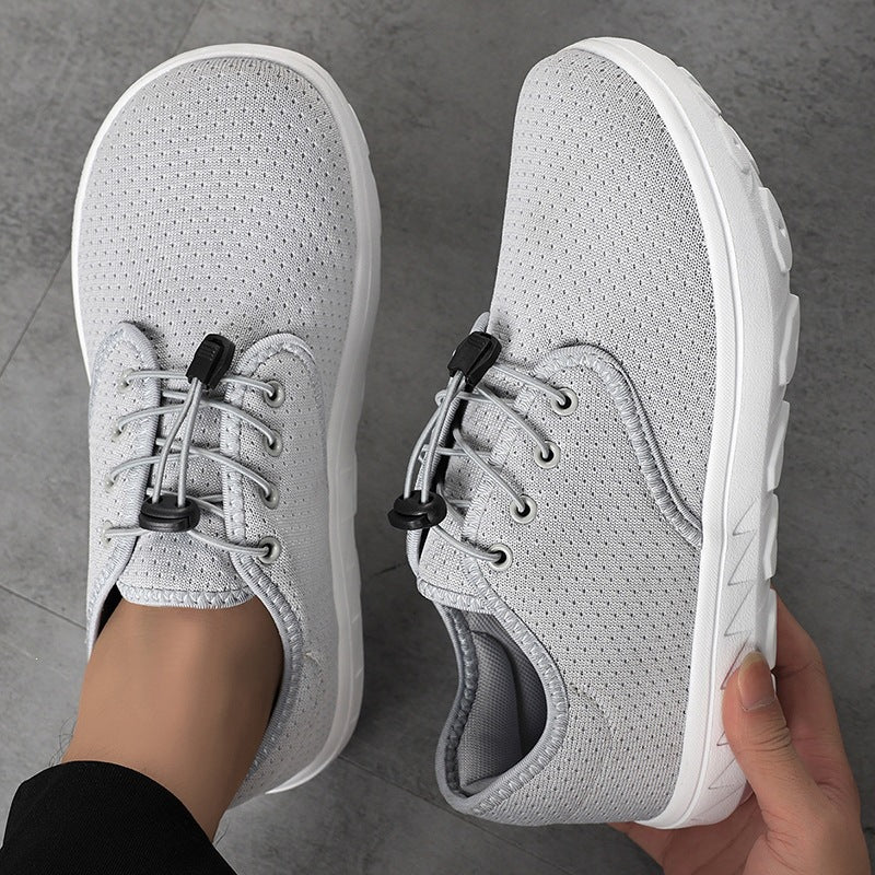 Damen Leichter Freizeit-Sneaker mit Schnellzug-Kordel, perforiertem Mesh & stoßdämpfender Laufsohle Shop Nory