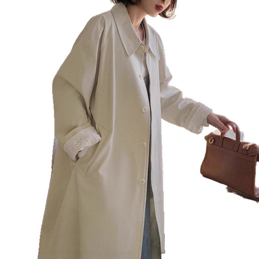Damen Lässiger Oversized-Trenchcoat Shop Nory