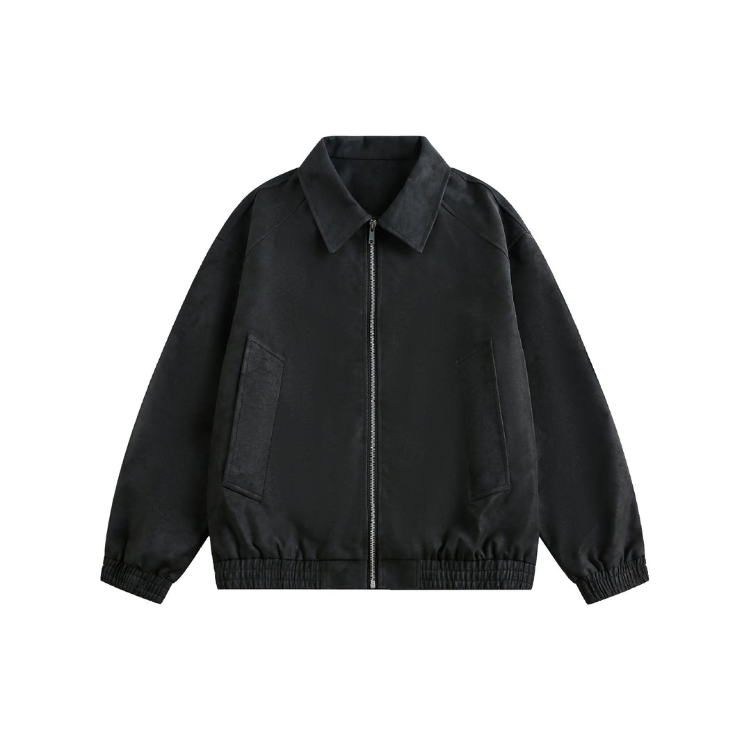 Damen Kurz geschnittene Boxy‑Übergangsjacke mit Hemdkragen und Gummizugsaum Shop Nory