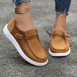 Damen Bequeme Slip-On Schuhe