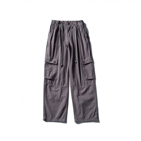 Herren Cargo-Hose mit weitem Bein, elastischem Tunnelzugbund und aufgesetzten Klappentaschen Shop Nory