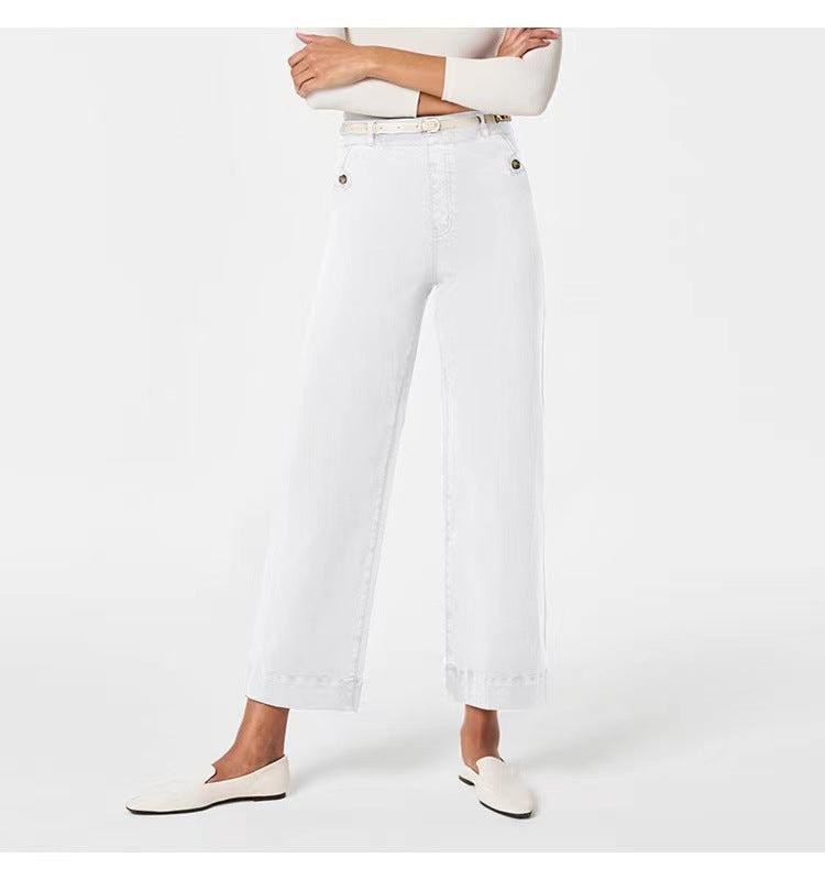 Damen weite Baumwollhose