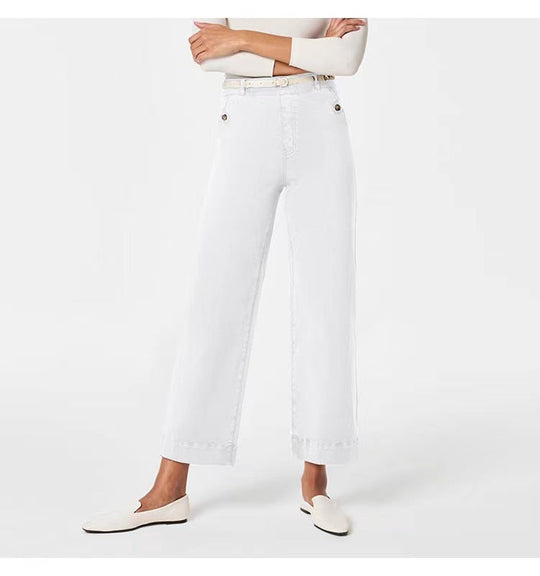 Damen weite Baumwollhose