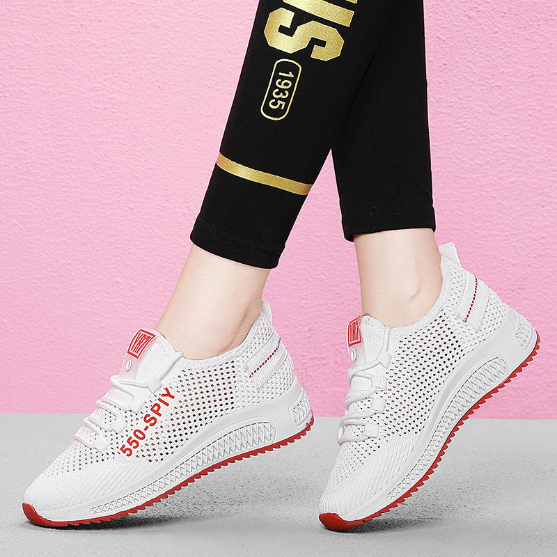 Damen Atmungsaktive und flexible Laufschuhe mit dämpfender Sohle