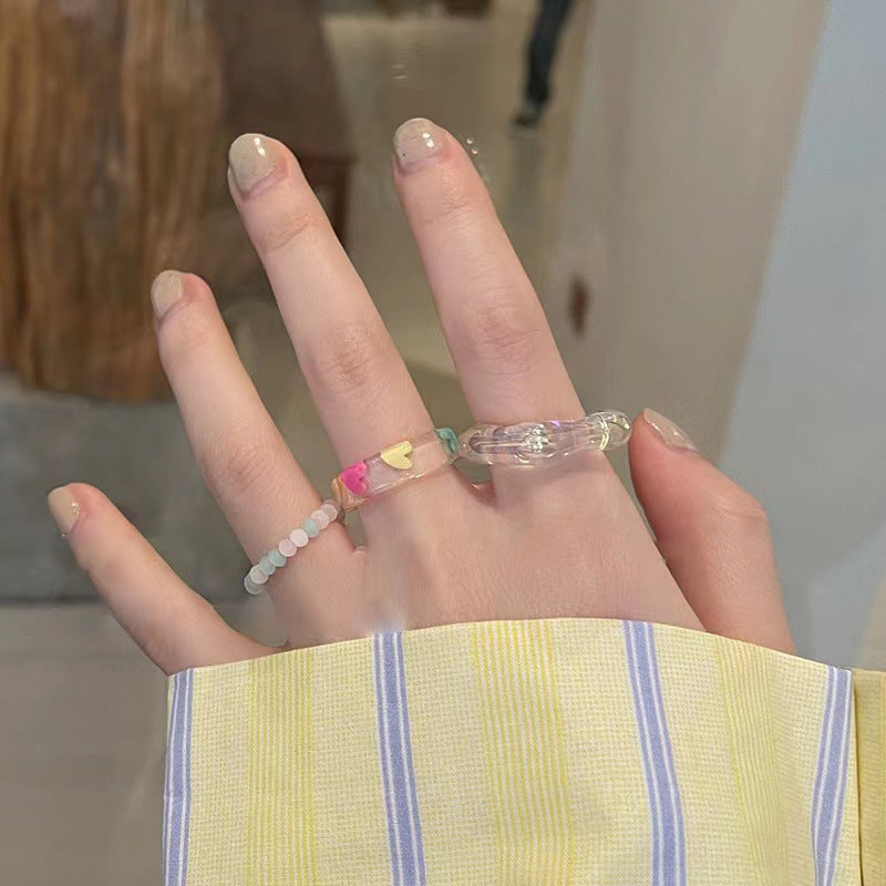 Damen Ring-Set mit einzigartigen Designs und eleganten Materialien Shop Nory