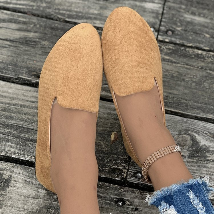 Damen Mokassins aus hochwertigem Wildleder mit elegantem Schnitt