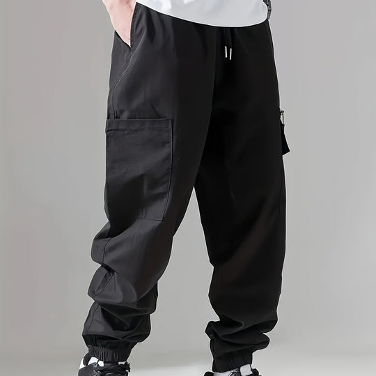 Herren Cargo-Jogginghose im Utility‑Style mit versiegelter Reißverschlusstasche & elastischen Beinbündchen Shop Nory