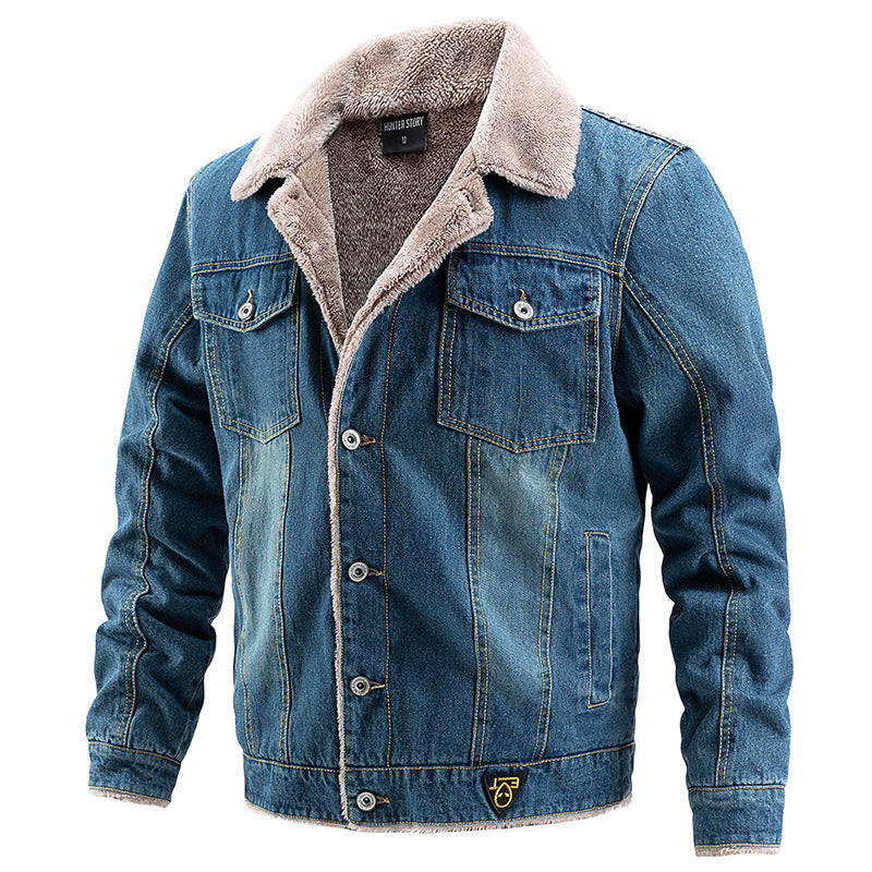 Herren Denimjacke mit Teddyfutter Shop Nory