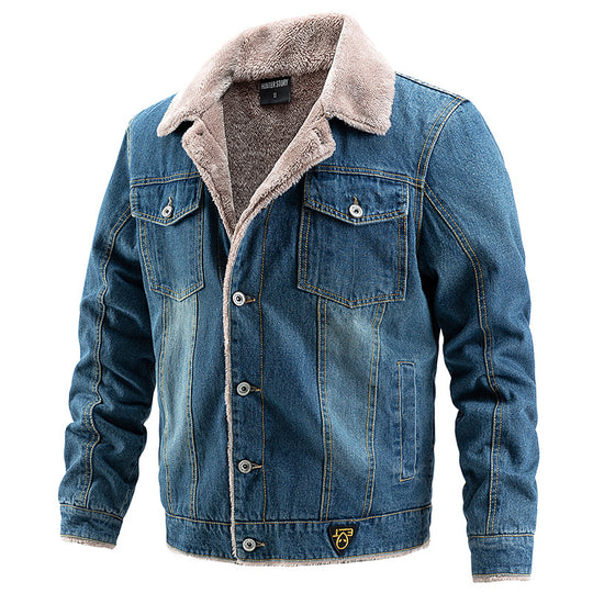 Herren Denimjacke mit Teddyfutter Shop Nory