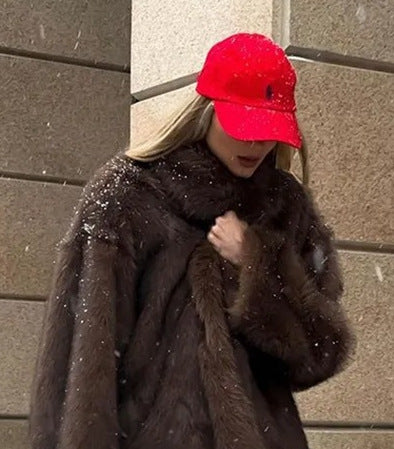 Damen Kurzer Boxy-Blouson aus dichtem hochflorigem Kunstpelz mit kastiger Silhouette Shop Nory