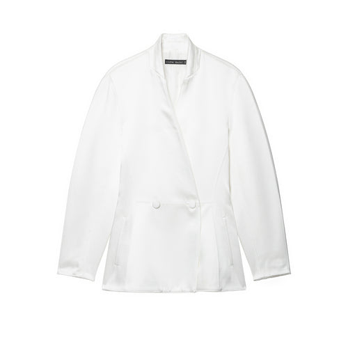 Damen Taillierter Doppelreihiger Blazer mit Stehkragen Shop Nory