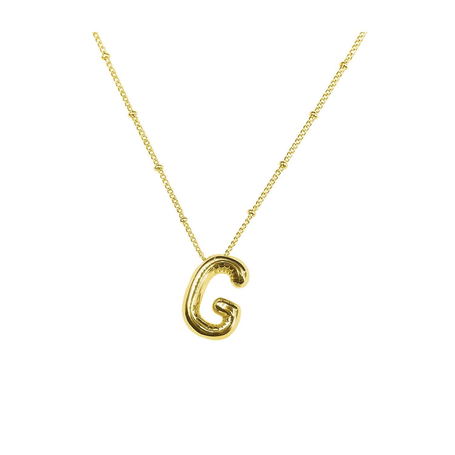 Damen Halskette mit geschwungenem Minimalisten-Anhänger und hochwertiger Gliederkette Shop Nory