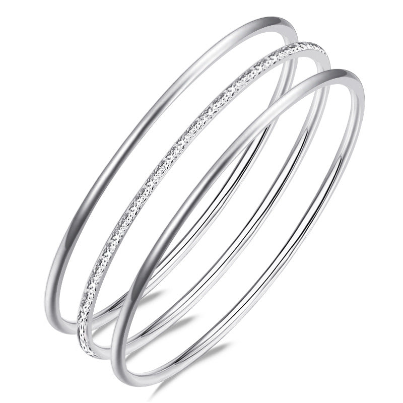 Damenarmband mit elegantem Zirkonia-Besatz und minimalistischem Design Shop Nory