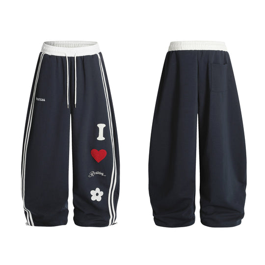 Damen Lässige Sporthose mit einzigartigen Stickereien Shop Nory